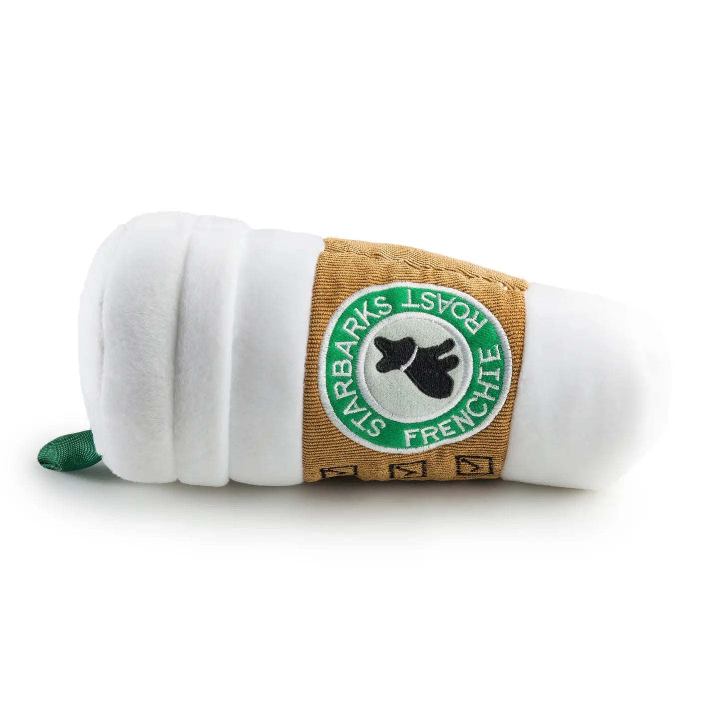 Starbarks Coffee Cup w/ Lid Squeaker Dog Toy