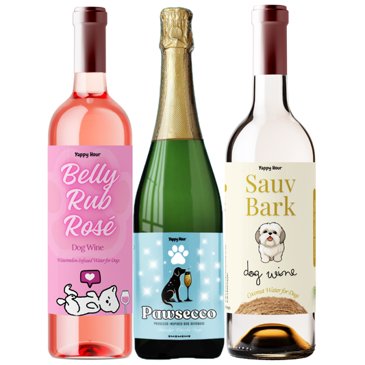 Dog Wine   Rose, Sauv, Pawsecco