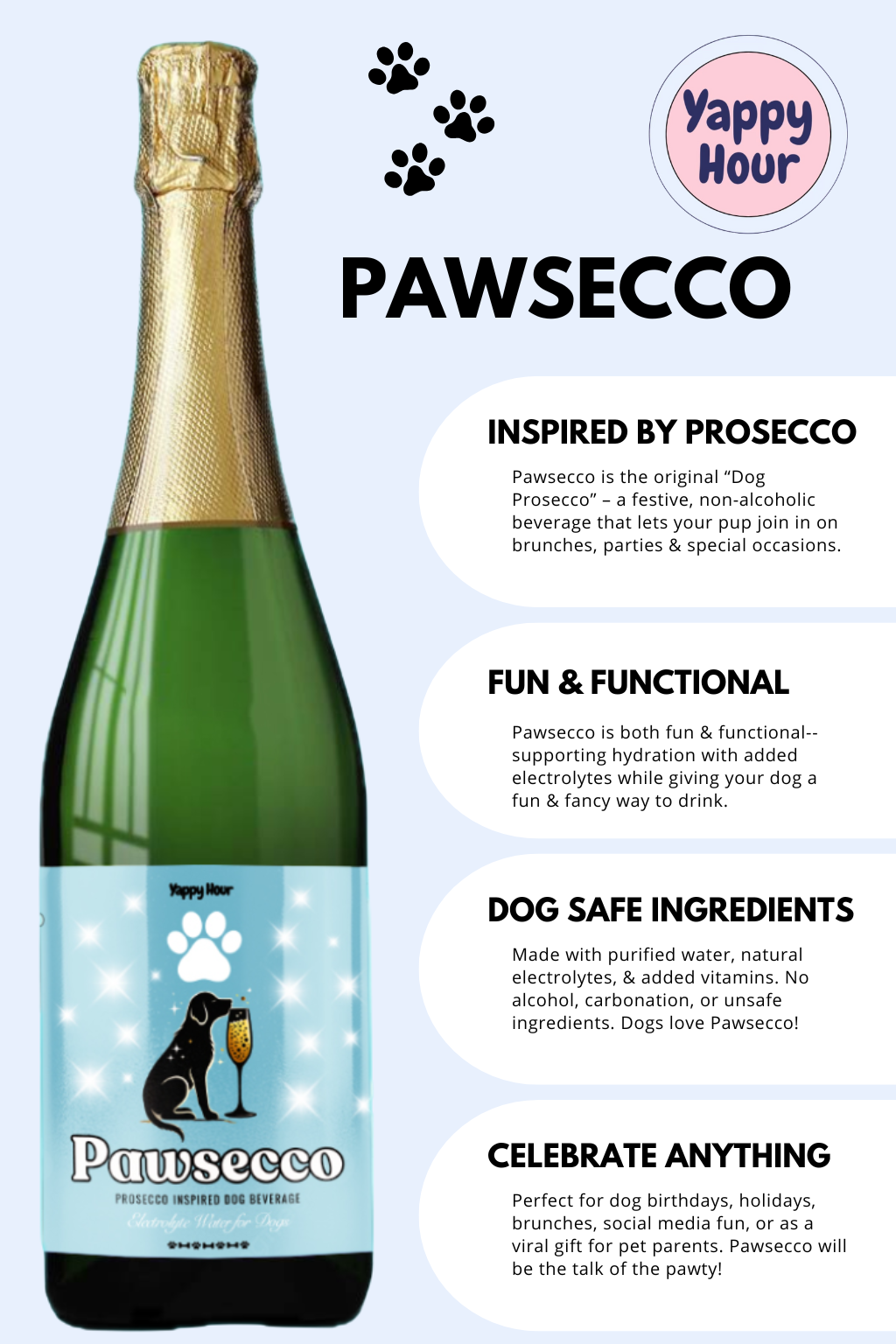 Dog Wine   Rose, Sauv, Pawsecco
