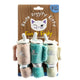 Snuggly Cup 3-Pack Organic Catnip Toys (Teal, Ivory, Blush)